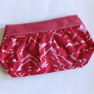 Pink Red Makeup Toiletries Travel Bag